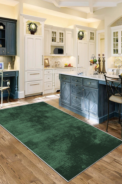 df home Kesme Mutfak Halısı Desenli Dijital Baskı Yıkanabilir Kaymaz Taban  İ...