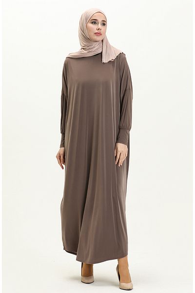 sefamerve Φόρεμα 2000-09 Mink Casual με μανίκια