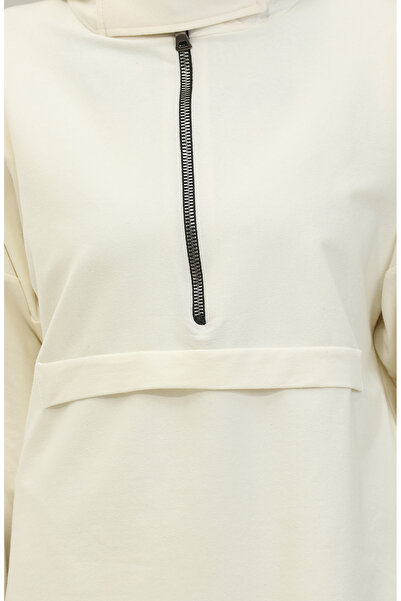 sefamerve Ecru Double Tracksuit Set - 23106-01