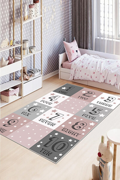 df home Çocuk odası Genç odası Oyun Halısı Kaymaz Taban Yıkanabilir KC84