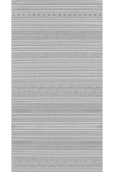 UZZA Salon Halısı Geometrik İskandinav Eskitmeli Dijital Baskı Yıkanabilir Kaymaz Taban  8120+