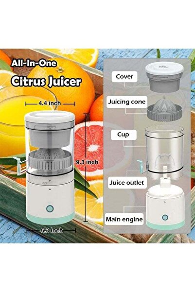 fulina Portable Electric Fruit Juicer, Rechargeable, Fine Juicing, Kitchen blender for fruit Juices