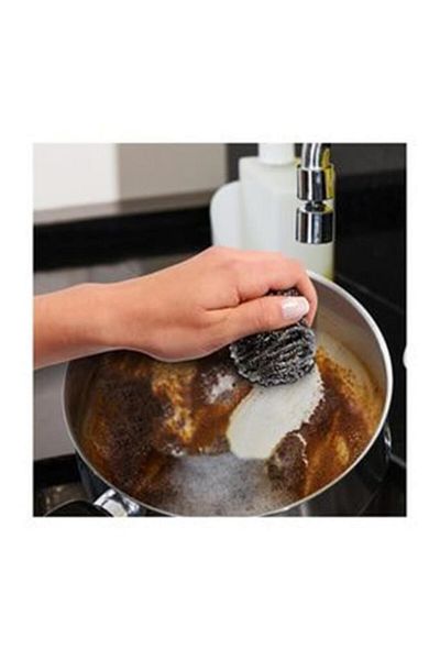 Tiesa Home 24Pcs Stainless Chrome Dish Scrubbing Wire Ball Wire