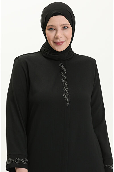 sefamerve Μαύρη Πέτρα εμπριμέ μεγάλου μεγέθους Ferace 5052-01