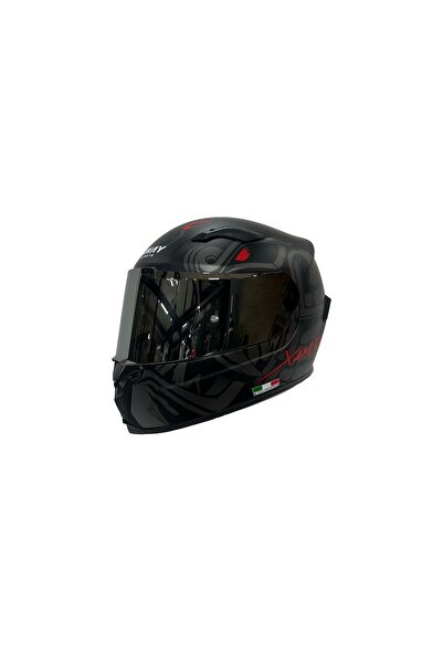Sway KASK SWAY SW 820 820 XAMURAI FULL FACE GÜMÜŞ VİZÖR