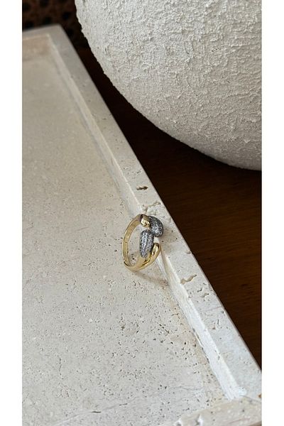 Muse Sister Spiral Double Color Emma Ring