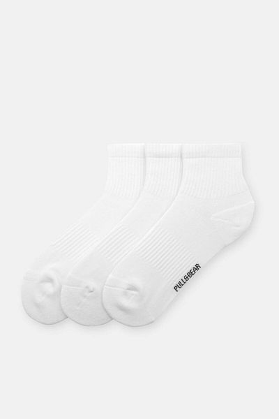 Pull & Bear Pack of 3 pairs of short socks