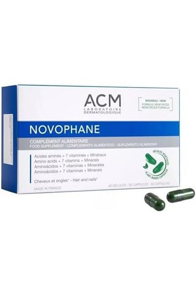 ACM كبسولات مختبر نوفوفان لعلاج تساقط الشعر والثعلبة والأظافر وهشاشة البشرة