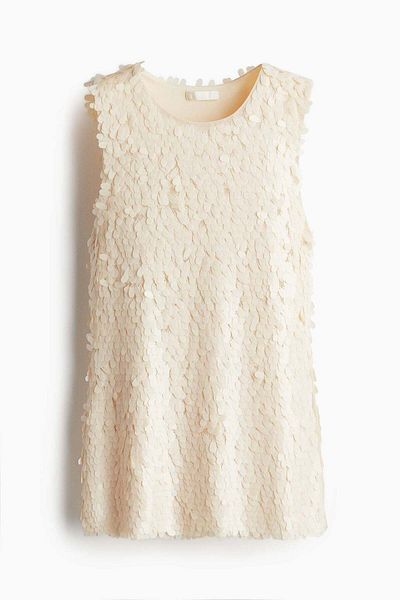 H&M Sequined vest top