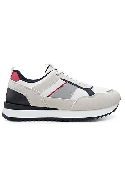 Tmall Pantofi sport de barbati,Cu insertii de plasa,B4008,Alb