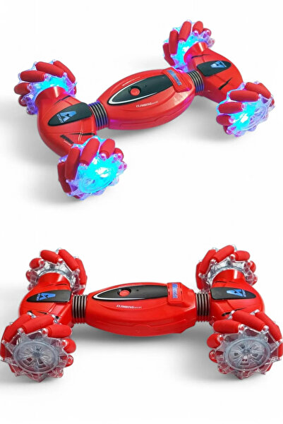 welcomein Oyuncak Bilekten Kontrollü Şarjlı 2.4G Işıklı Ve Müzikli Bileklik Kumandalı Akrobat Araba