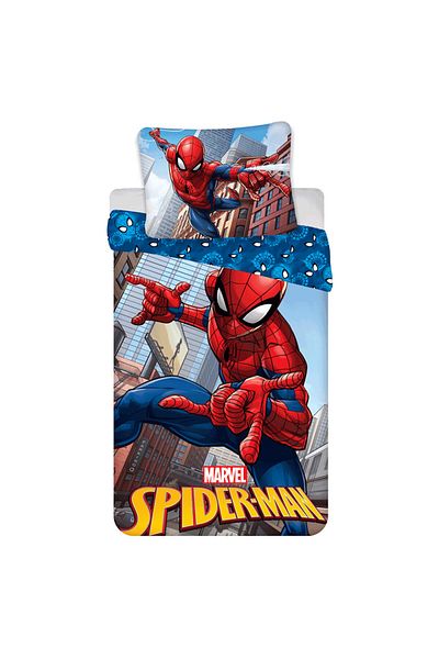 SPIDERMAN 2-piece bedding set, Duvet cover, 140x200 cm, pillowcase, 70x90 cm, Multicolor, Spiderman