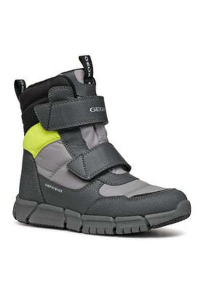 Geox boy's snow boots J169XC-0FU50 grey