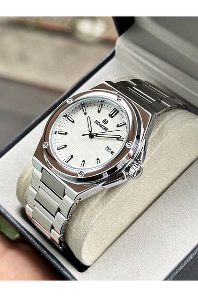 Homies With Steel Calendar Guaranteed Men's Wristwatch Bracelet Gift Hmb3Xz2