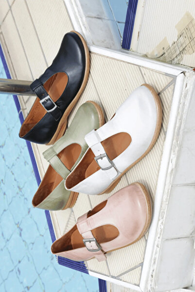 İNZE AYAKKABI Genuine Leather Casual Shoes Model Name Julia