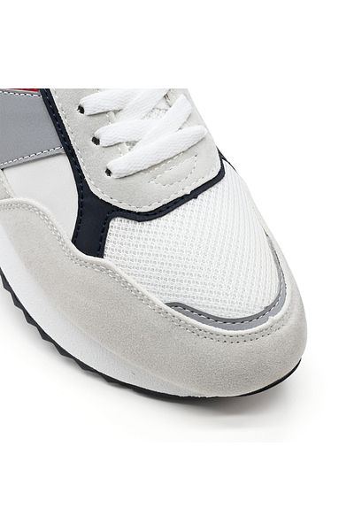 Tmall Pantofi sport de barbati,Cu insertii de plasa,B4008,Alb