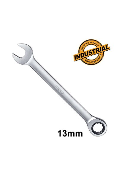Ingco Endüstriyel Kombine Cırcır Anahtar 13mm