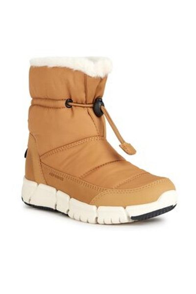 Geox girls' snow boots J36APB-0FUME yellow