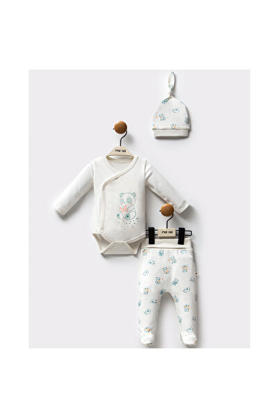 Maxbabi Panda Pattern Organic Body Suit