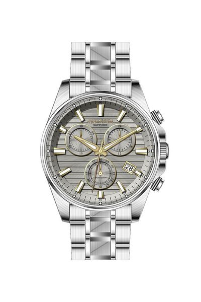 Quantum Pwg1122S.310 Sapphire Glass Steel Cord Steel Case 10 Atm Water Resistant Metallic-Gold Color Er