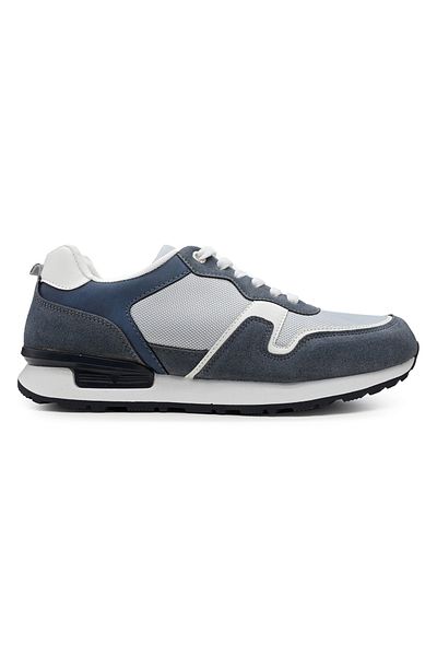 Tmall Pantofi sport bărbătești, cu inserții de plasă, B4002, albastru deschis