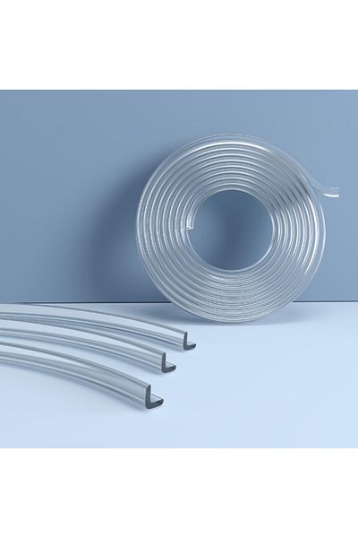 Empria Edge And Border Protection Tape, Without Adhesive, , Transparent Silicone, 1.2x0.5x200 Cm