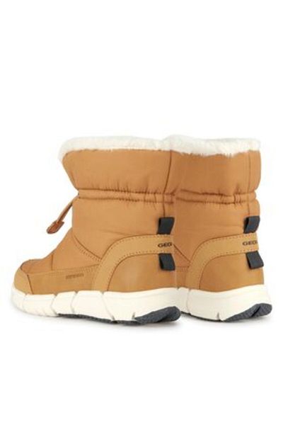 Geox girls' snow boots J36APB-0FUME yellow