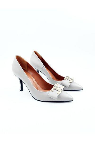 Tenau Kadın Hakiki Deri Topuklu Ayakkabı