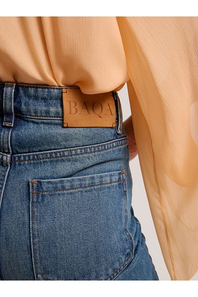 BAQA Light Blue Denim with Chain Detail