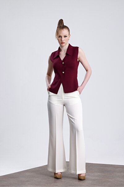 novalook Model brenda Sa metalnim detaljima Hladni prsluk sa koncem