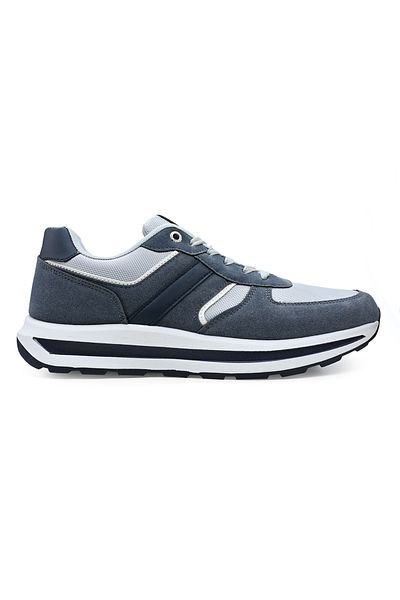 Tmall Pantofi sport bărbătești, cu inserții de plasă, B4004, albastru deschis