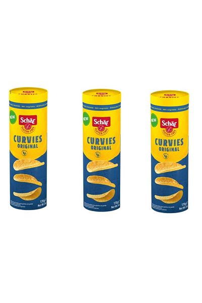 Schar Curvies Potato Chips 3 Pack