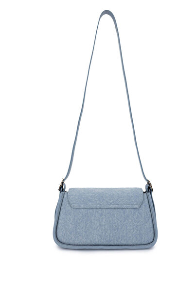 Tamer Tanca Geantă de umăr albastră vegană de damă