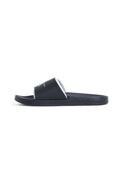 Calvin Klein Slide Monogram Men's Black Slippers (Ym0Ym00361-0Gm)