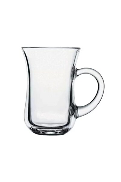 ÇAYLAR AVM Tea Cup with Handle Set of 12 Paşabahçe Glass You