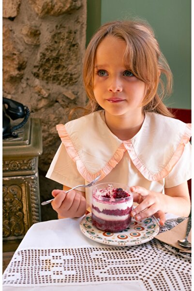 BONBONO KİDS Girl Balloon Skirt Shirt Suit