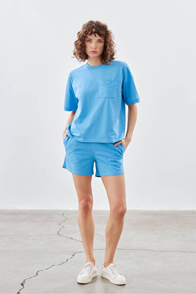 Hays Kadın Pamuklu Pique Cepli Şort