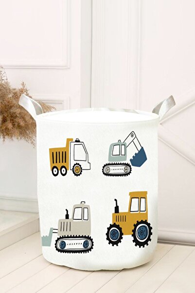 dekomingo آلات عمل كريم الخردل - منظم مع سلة ألعاب وغرفة