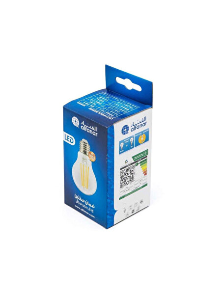 Alfanar 8W 2700K Energy-Saving Flicker-Free E27 Filament LED Bulb