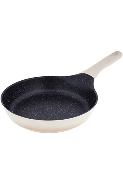 ALSAIF Non-Stick Aluminum Frying Pan without Lid by Alsaif, Size: 26 cm, Color: Pearl White Gradient