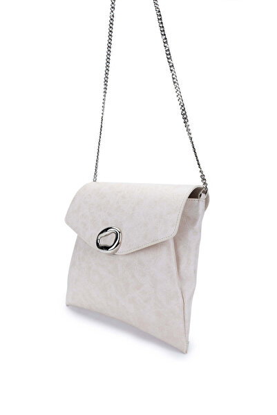 Tamer Tanca Women's Vegan Beige Shoulder Bag