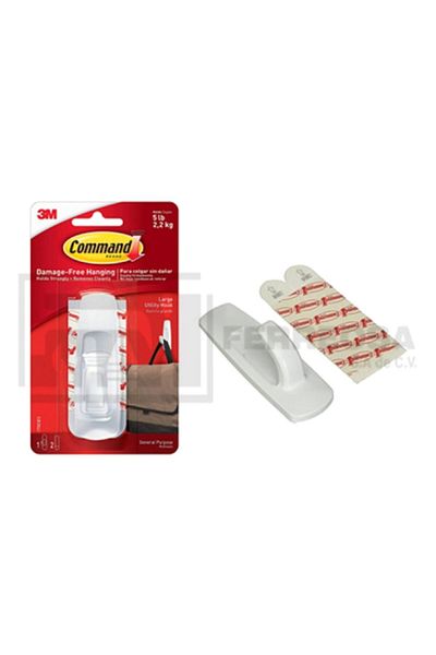 COMMAND Self-Adhesive Strips Utility Hook Large