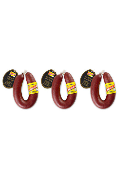 Apikoğlu 100 Yıllık Formül Dana Klasik Sucuk Üçlü Paket