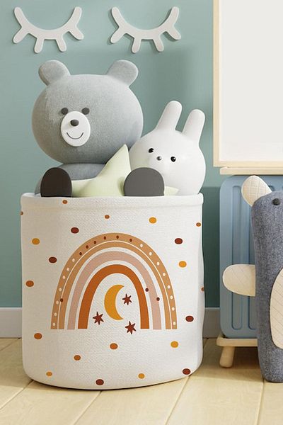 dekomingo Spots And Rainbow Play Basket