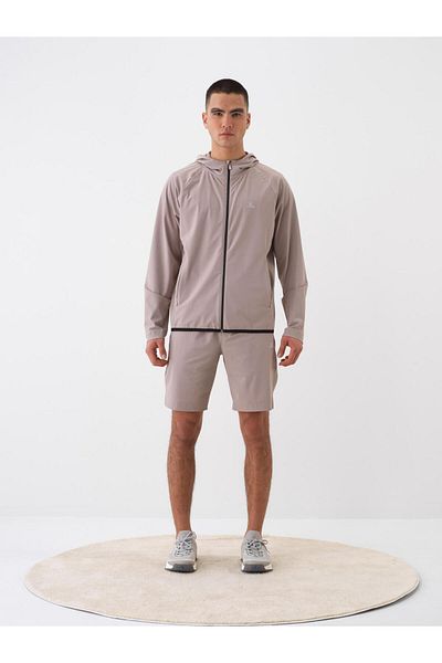 Xint Men's Beige Regular Fit Shorts
