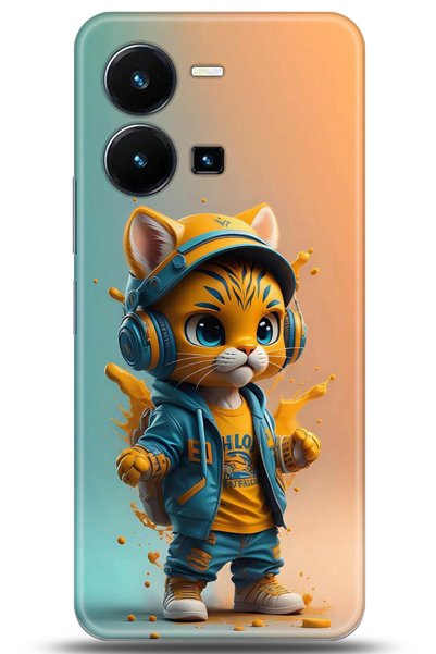 Noprin Vivo Y35 Case Hd Printed Case - Custody Series 5101