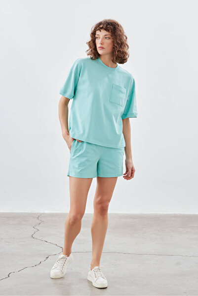 Hays Kadın Pamuklu Pique Cepli Şort