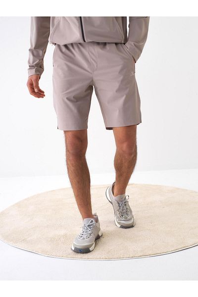 Xint Men's Beige Regular Fit Shorts