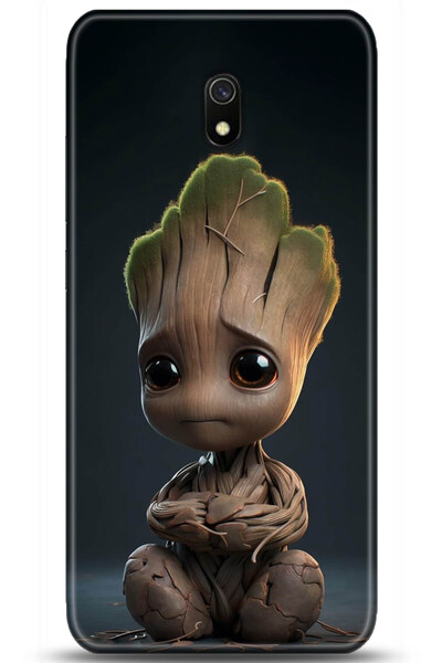 Noprin Xiaomi Redmi 8A Case Hd Printed Case - Custody Series 5071