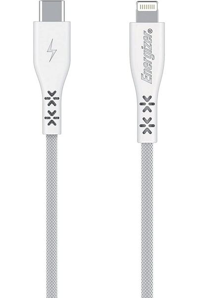 Energizer - Lightning/USB-C cable - 1.2m White